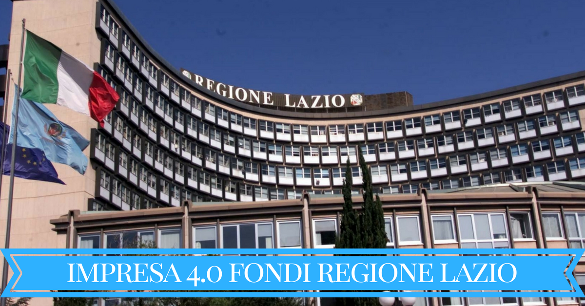 regione lazio industria commercity