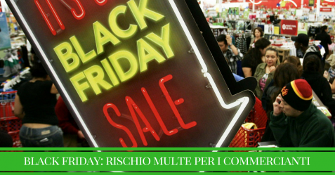 black friday in italia, multe per i commercianti