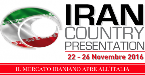 iran country presentation alla fiera di roma