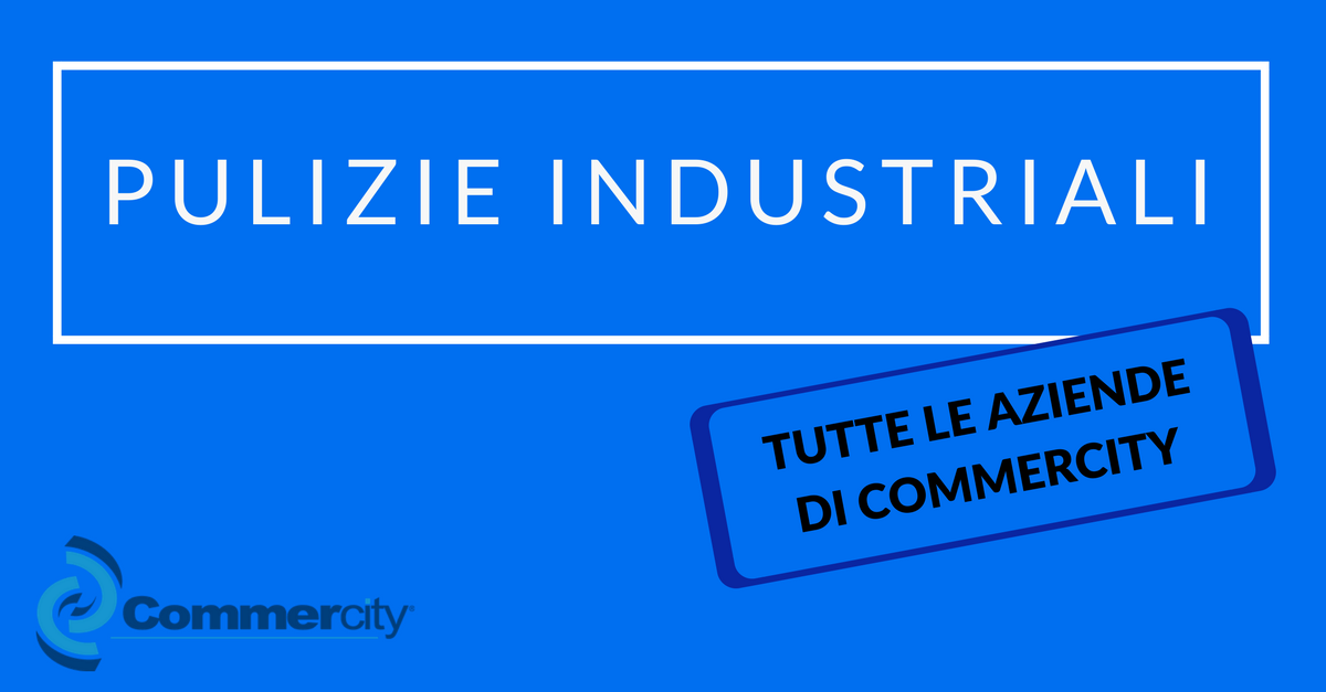 pulizie industriali commercity