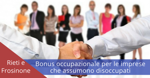 Bonus occupazionale - Commercityblog