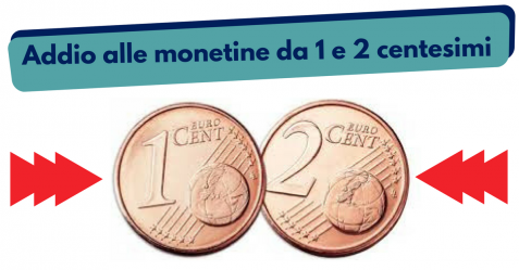 Addio alle monetine da 1 e 2 centesimi - Commercity Blog