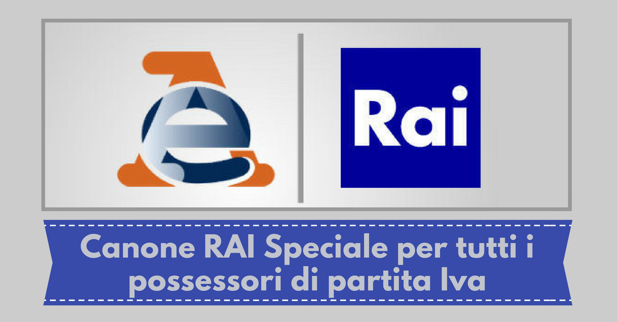 Canone RAI Speciale - Commercity Blog