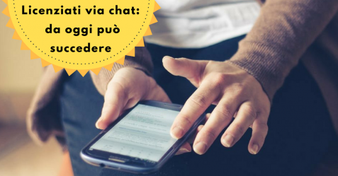 Licenziati via chat - Commercity Blog