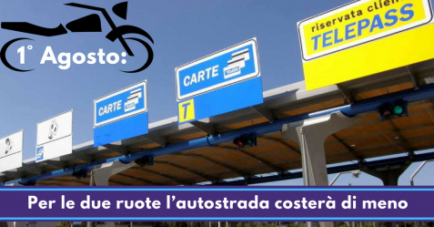 1° Agosto, per le due ruote l’autostrada costerà di meno - Commercity Blog