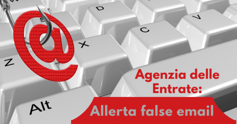 Agenzia delle Entrate, allerta false email - Commercity Blog