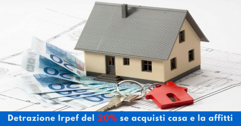 Detrazione Irpef del 20% se acquisti casa e la affitti - Commercity Blog