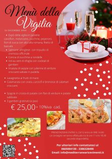 Take away Natale 2020 - Menù Vigilia di Natale e Capodanno - Mediterranea Ricevimenti - Commercity Blog